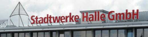 Neonanlage fr Stadtwerke Halle GmbH